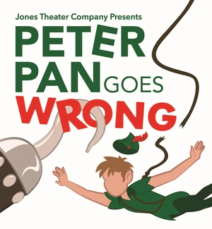 Peter Pan falling. 